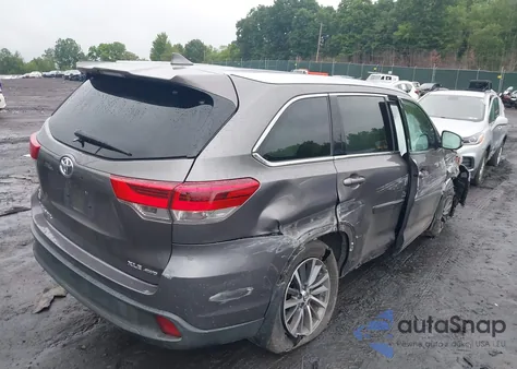 2019 Toyota Highlander Xle из США, поврежденный, VIN 5TDJZRFH0KS722418